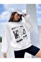 PRETTY GIRL Printed Super Quality Crew Neck Sweatshirt - 4