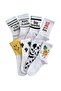 8-Piece Series Written Cheerful College Tennis Socks
