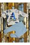 Letter embroidery baby boy tracksuit suit / boy sweatshirt trouser suit / baby boy gift suit