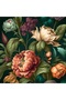 Glass Stove Back Protector Countertop Built-In Back Protector |   60X52 cm |   Vintage Flowers - 2