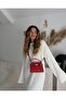 Red Lock-Top Shoulder Bag - 2