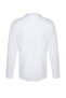 Beyaz Regular/Normal Kesim Uzun Kollu %100 Pamuk Tok Kumaş T-shirt TMNAW21TS0208 - 10