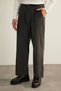 Limited Edition Anthracite Wideleg Velvet Trousers TMNAW24PL00012 - 6