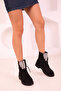 Black Suede Women's Boots & Booties 18375 - 2
