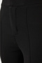 Siyah Toparlayıcı Yüksek Bel Nervürlü Beli Lastikli Slim Fit Kalın Örme Pantolon TWOAW24PL00114 - 12