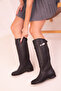 Women's Black Boots 18409 - 2