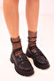 Black Women's Casual Shoes 18390 - 3