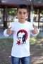 Long Sleeve Cotton Unisex Children's T-Shirt with Ataturk Print and Turkish Flag - 2