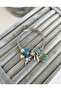 Steel Blue Seashell Detailed Charm Bracelet