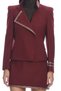 Wool Touch Bordo Yün Ceket - 5