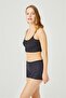 Black Basic Laser Cut Seamless Women's Boxer Panties - 2