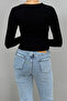 Women's Crew Neck Long Sleeve BODY Lycra Cotton - 6