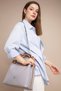 ASL Large Size Knitted Detailed Casual Cut Crossbody Women's Shoulder Bag 4031 GRAY - 5