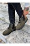 Men's Genuine Leather Suede Lace-up Boots - 2
