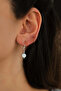 Natural Stone Steel Aquamarine Earrings 8mm Guaranteed - 2