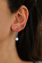 Natural Stone Steel Moon Stone Earrings 8mm Guaranteed Boxed - 2