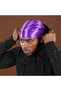 Purple Unisex Durag Street Style Hip-Hop Bandana