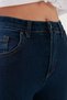 Navy Blue Skinny Leg Recovery Skinny Jeans Lycra Trousers - 6
