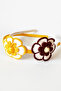 Buttoned Flower Knitted Double Children's Crown Set - Children's World - 3
