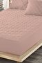 Colorful Liquid-Proof Fitted Sheet+Pillow Mattress (Total 3 Pieces) 100% Cotton Quilted - 2