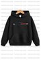 California Paris Printed Unisex Double Pack 2 Pieces Black Kids Hooded Sweatshirt Hoodie - 3