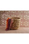 Wicker Hand Knitted Design Decorative Flower Pot Home Balcony Garden Decoration Oversized Flower Pot 30 cm - 3