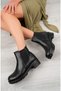 Leather Women's Daily Boots Bootie - 2