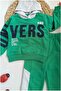 green vers Written Hooded 2-Piece Children's Tracksuit Set - 2