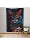 Colorful Charismatic Cat Decorative Wall Cloth - Rug-6225 - 6