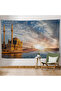 Ortaköy Mosque and Bosphorus Bridge Landscape Decorative Canvas Wall Cloth-Carpet-6504 - 6