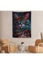 Colorful Charismatic Cat Decorative Wall Cloth - Rug-6225