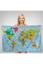 World Map Educational Country Flag Turkish Map Children's Room Teenager's Room Wall Cloth-carpet 3865 - 2