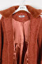 Girl's Wool Collar Plush Detailed Coat - 4
