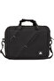 Jambia Unisex Black 15.6'' Water Resistant Laptop Compartment Multi-Pocket Long Strap Laptop Briefcase - 2
