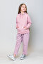 Girl's Hooded Polka Dot Sweatshirt - 3