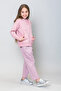 Girl's Hooded Polka Dot Sweatshirt - 4