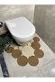 Sakura Jute, Straw, Doormat, Bathroom Mat, Toilet Seat Mat, Toilet Seat Mat, Double Sided - 5