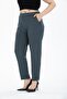 Women's Diver / Scuba Fabric Ankle Length Trousers - 2