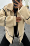 Viral Teddy Plush Biker Jacket - 2