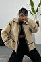 Viral Teddy Plush Biker Jacket - 4