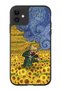 iPhone 11 Compatible Camera Protected Starry Night Painting Design Phone Case