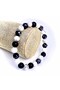 Natural Stone Howlite Snowy Obsidian 8mm Bracelet - 2