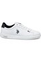 US Polo AssnFranco Unisex White Navy Casual Sneakers - 2