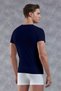 Men's 45% Modal 45% Cotton 10% Elasthane V-Neck Short Sleeve T-Shirt - 2