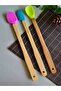 3-Piece Bamboo Kitchen Spatula Set Long - 6