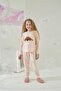 Girl Waiter Long Sleeve Velvet Pink Pajamas Set C8T5N5O7