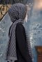 Women's Luxury Medina Silk Shawl Gray-3