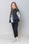 Girl's Glitter Stripe Detailed Sweatpants - 3