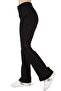 - Women's Black High-Waisted Flared Linen Pants - 4