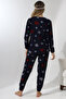 F5009 Plush Welsoft Fleece Winter Soft Women's Pajama Set - 6